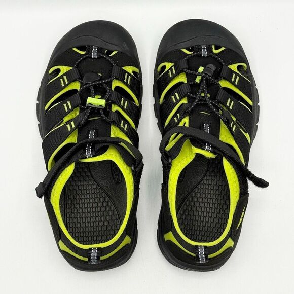 KEEN Newport II Lime Green Black Hiking Sandals - Big Kid US 4 / EU 36 - Picture 12 of 13